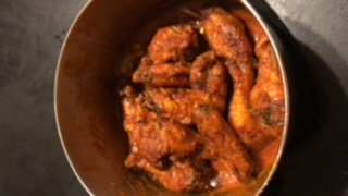 picture of homemade buffalo wings