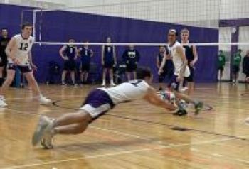 picture of me playing volleyball